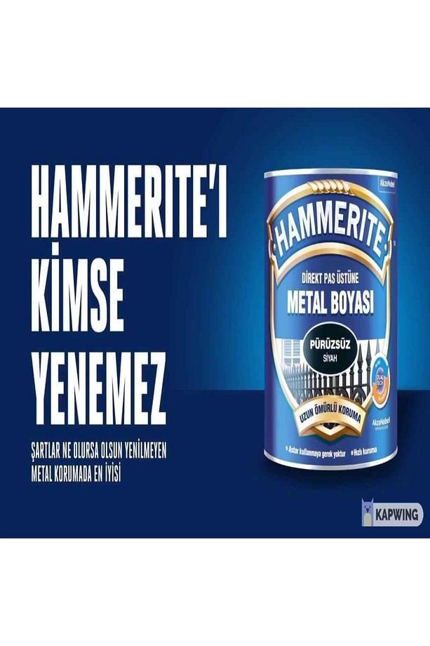 HAMMERİTE Pürüzsüz Gri 0.75 LT-Astara Antipasa gerek kalmaz-6 Yıla varan dayanım-Su itici özellik