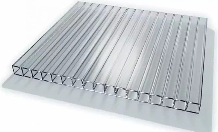 4 mm Şeffaf Oluklu Polikarbon