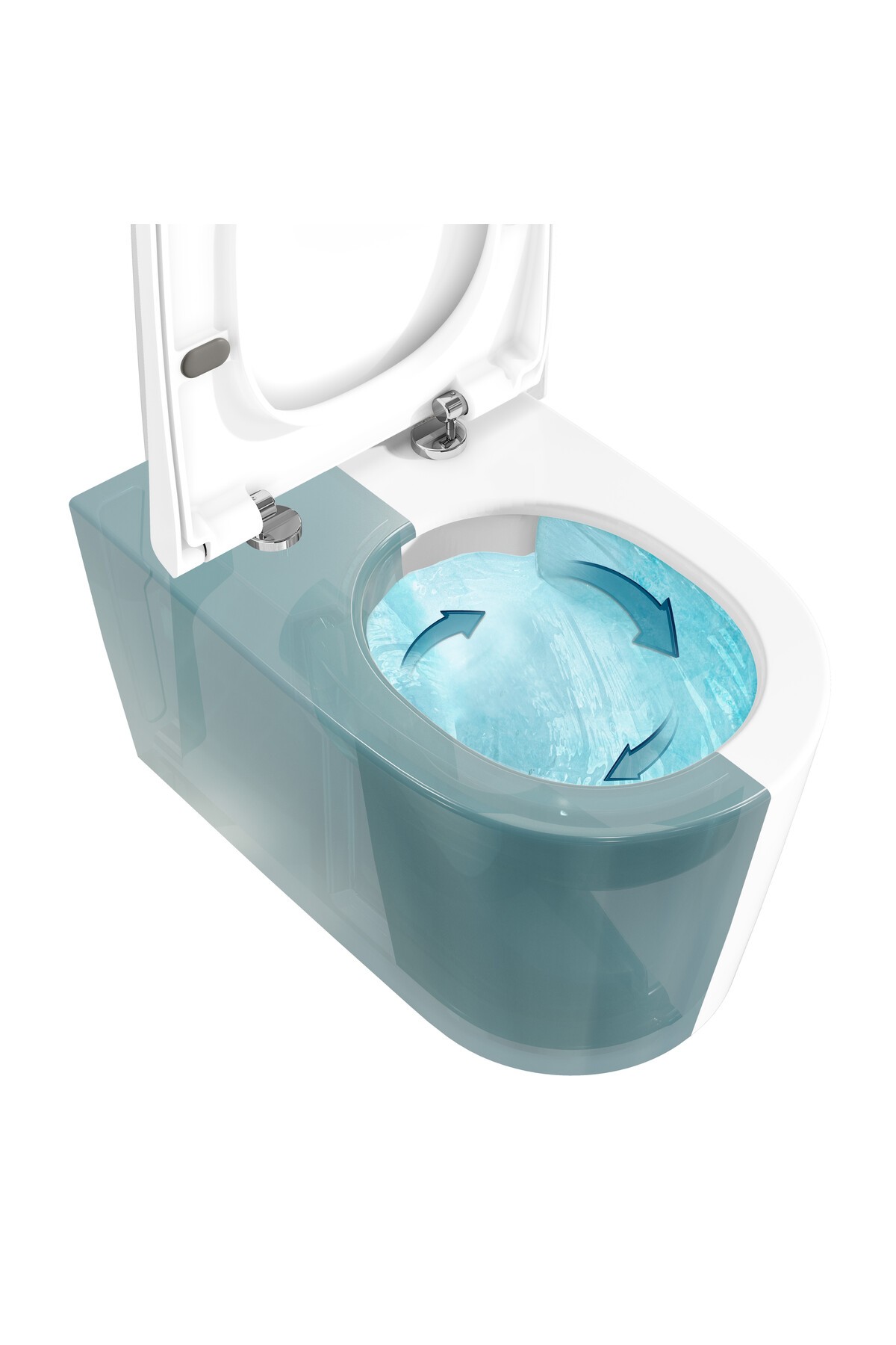 Nest Quantumflush 7870b403-0090 Asma Klozet, Beyaz