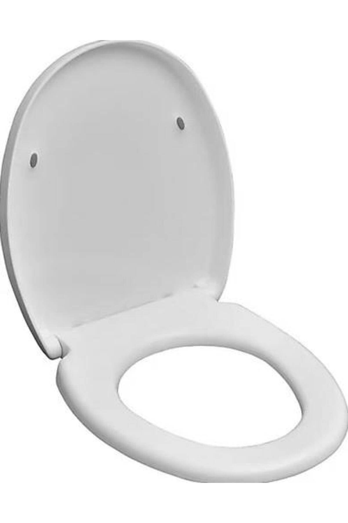 Serel Basic Kanalsız 52 cm Asma Klozet+Serel Anemon PP Thermoplast Yavaş Kapanan Klozet Kapağı