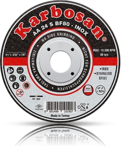KARBOSAN 180 x 1.9 Inox-Thinline Kesme Taşı (Adetli)