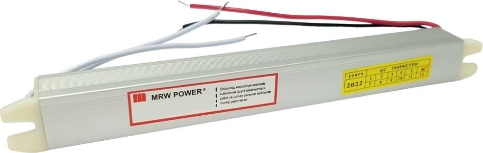 12V 2A Metal Kasa Slim Ince Adaptör MRW-24-12PL