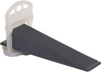 1.5 mm Fayans Seramik Seviye Tespit Derz Artısı + Sabitleme Takozu (100+100 Adet) 2 Li Set