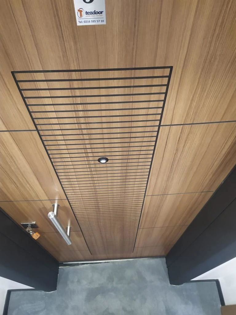 Statik Kasalı Düz Model Daire Giriş Kapısı, Çelik Kapı