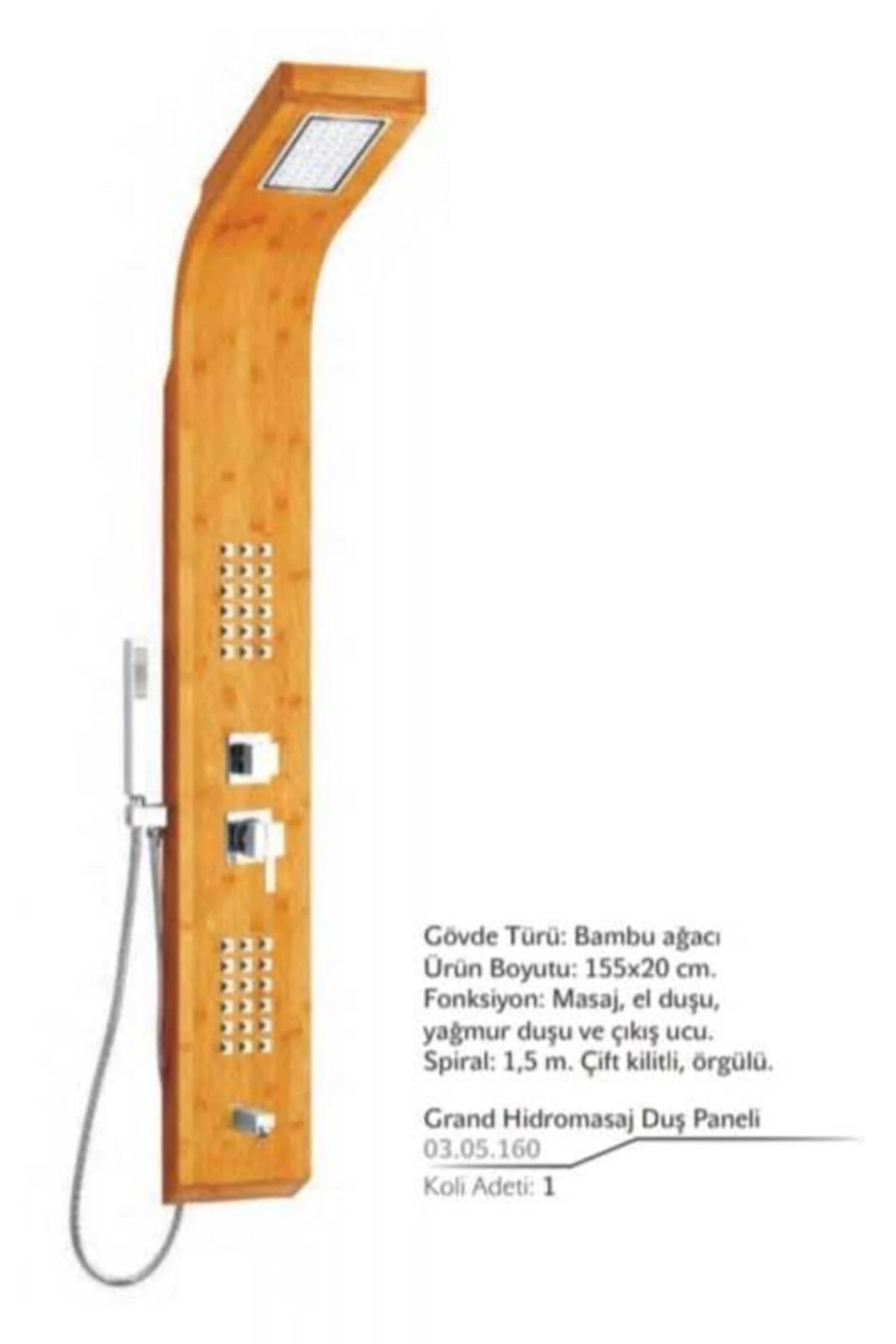 Grand Hidromasaj Duş Paneli