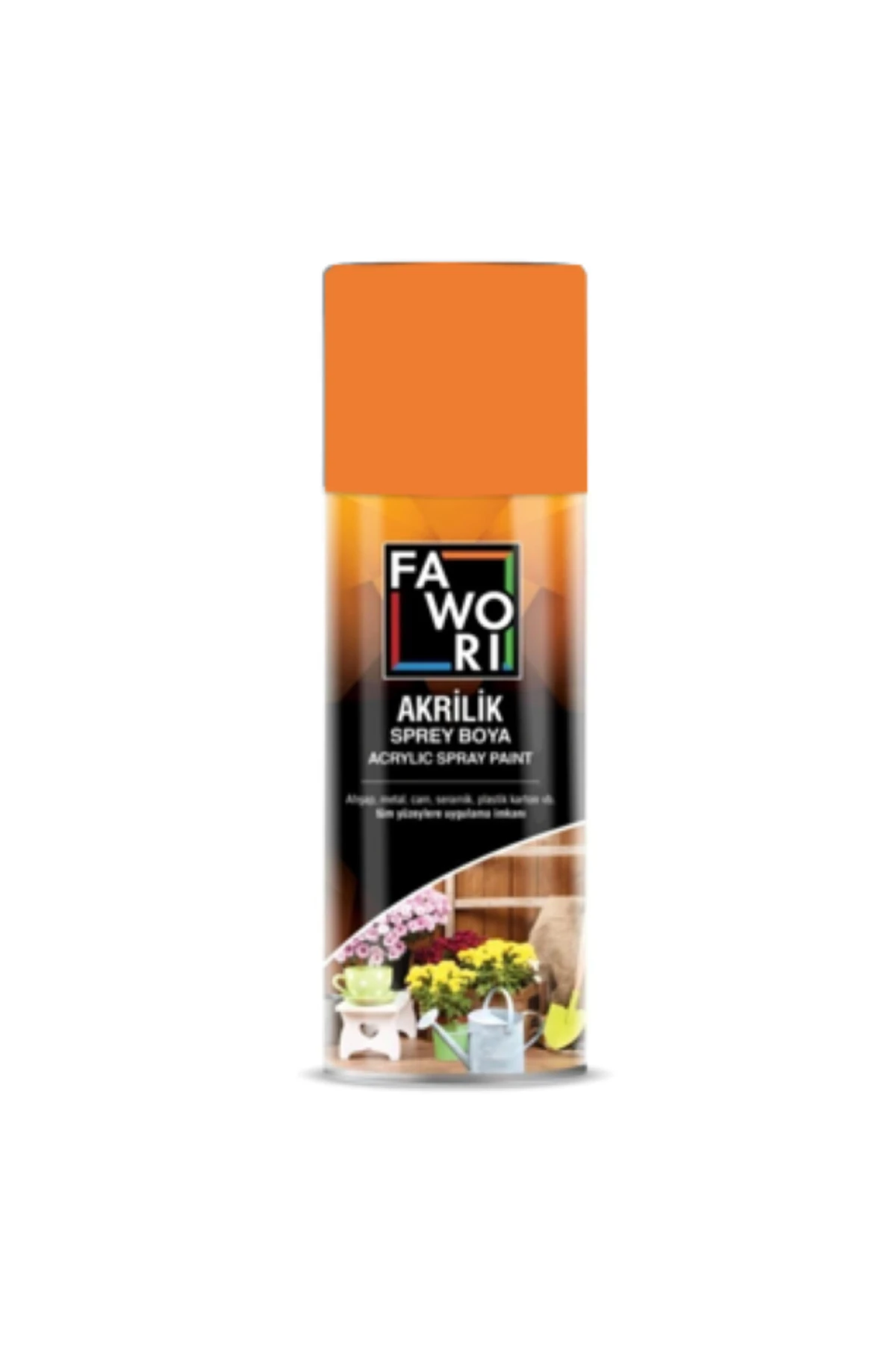 Akrilik Makine Kırmızısı Sprey Boya 400ML RAL2002