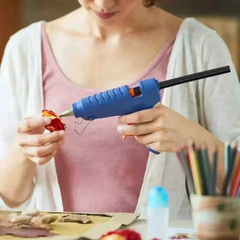 10 Adet 20CM 11mm Kalın Siyah Yüksek Yapışma Güçlü Mum Silikon Tutkal Çubuğu Dıy Boyasız Göçük Onarım Malzemesi