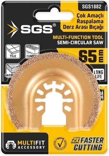 1882 Derz Arası Raspalama Bıçağı 65 mm Karbür