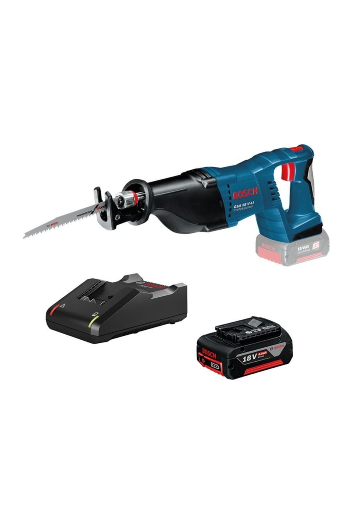 BOSCH Tilki Kuyruğu Gsa 18v-lı (1x4,0ah)