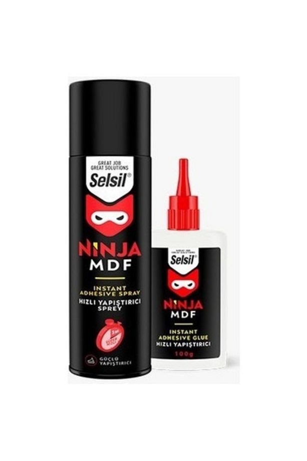 Selsil Ninja Mdf Kit Hızlı Yapıştırıcı Sprey 200 50ml