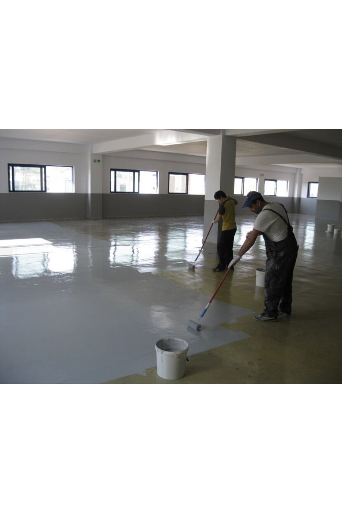 Ince Vizkoziteli Epoksi Beton Boyası- A Ve B Bileşeni 10 Kg-ral 1003
