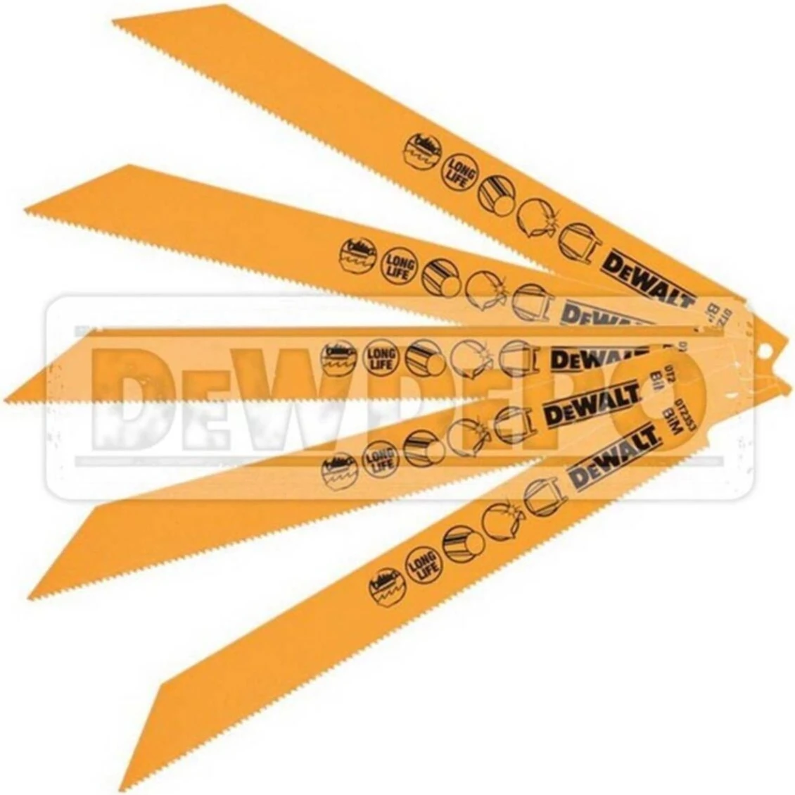 DT2353 Tilki Kuyruğu Testere Bıçağı 203 mm