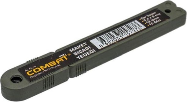 Pro Maket Bıçağı Falçata Ağzı Yedeği Dar Kesim 0.4X9MM 100 Adet