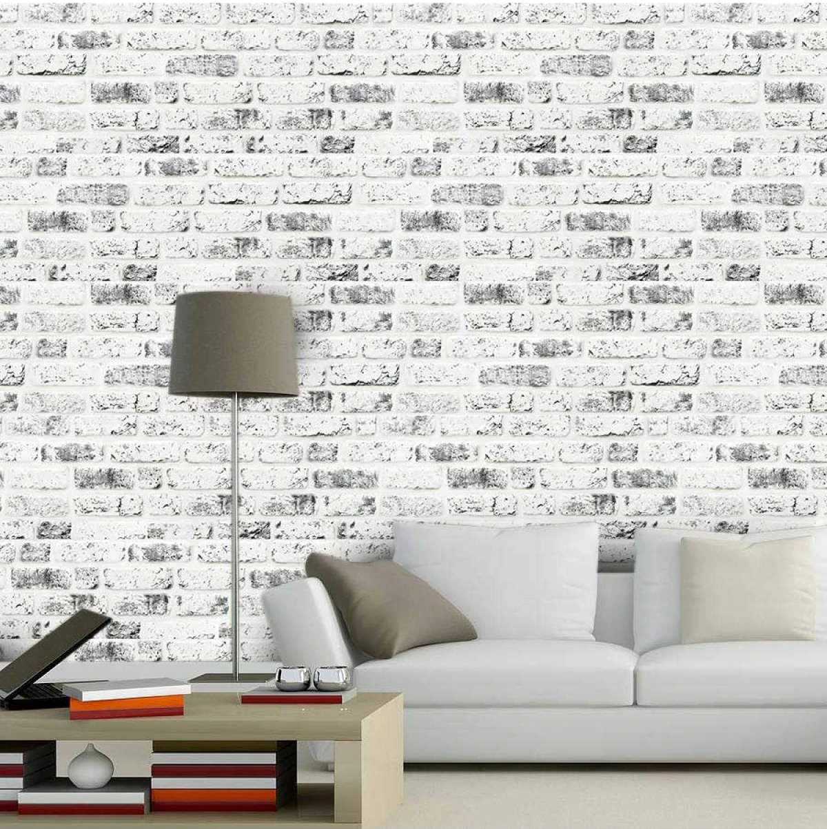 5 Adet (2,5m2) x Tuğla Desenli 3 Boyutlu Renkli Strafor Köpük Duvar Kaplama Paneli (BR-502)