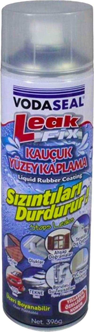 OZKUVVET Leak Fix Su Sızdırmaz Sprey Şeffaf 396 gr +Akfix A104 Etiket Sökücü Yapışkan Sökücü Sprey 200 ml