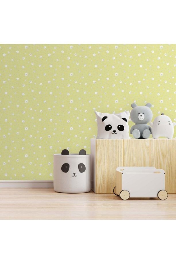 Adakids 8930 Serie Çiçek Desenli Çocuk Odası Duvar Kağıdı 8930-2