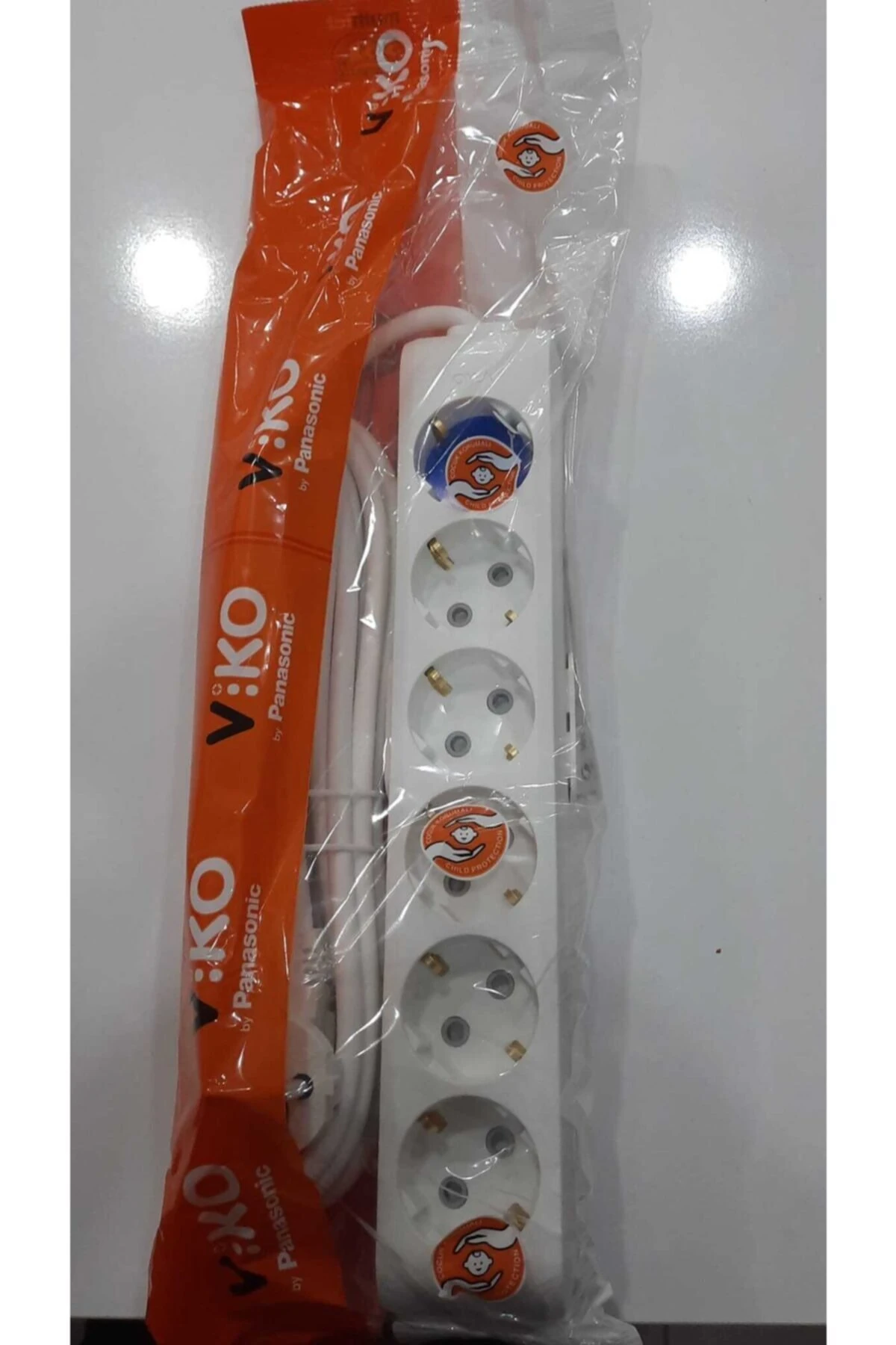 6'lı Uzatma Kablosu 5 Metre Çocuk Korumalı Akya Bilişim