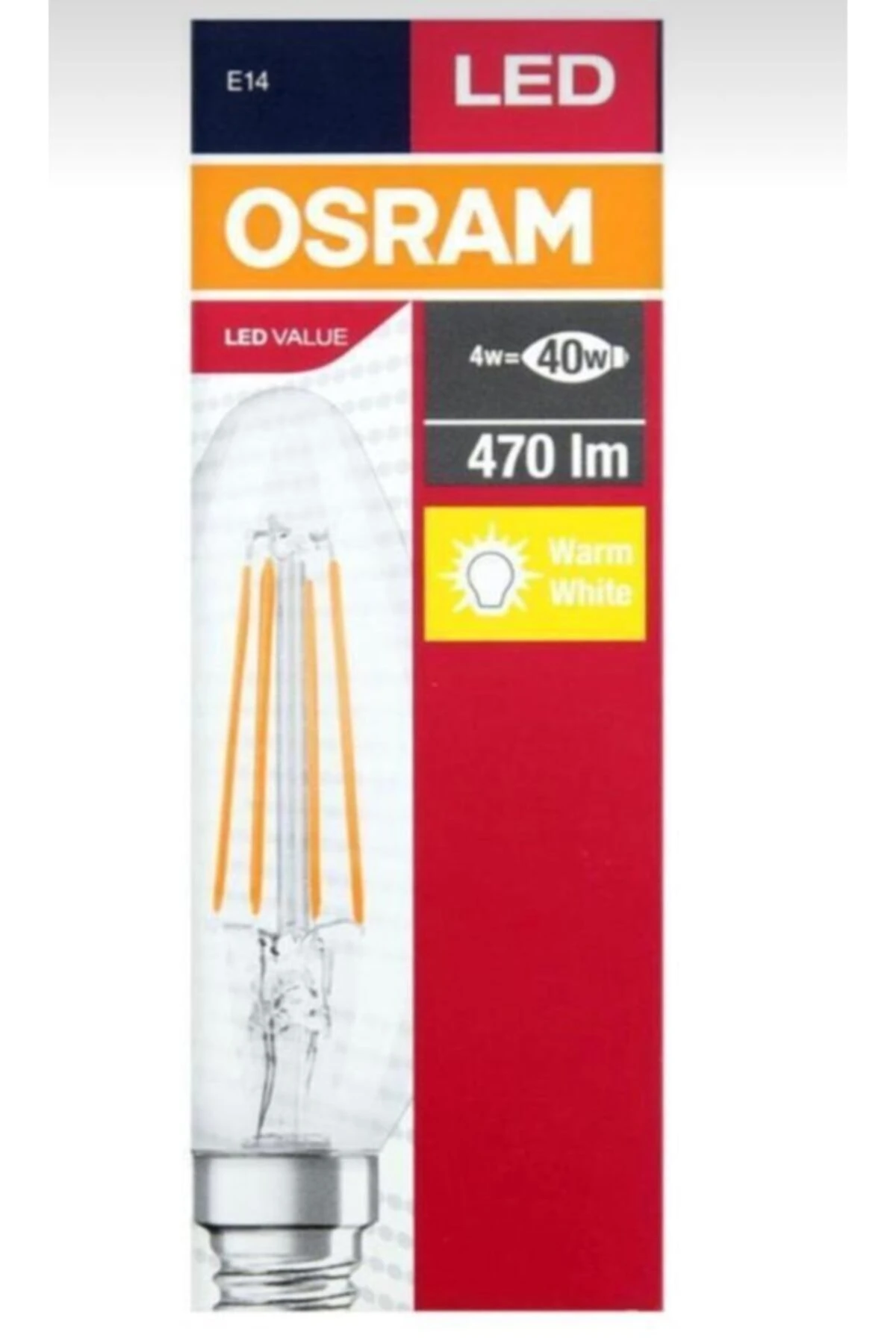 Value 4w (40w) Rustik Led Mum Ampül E14