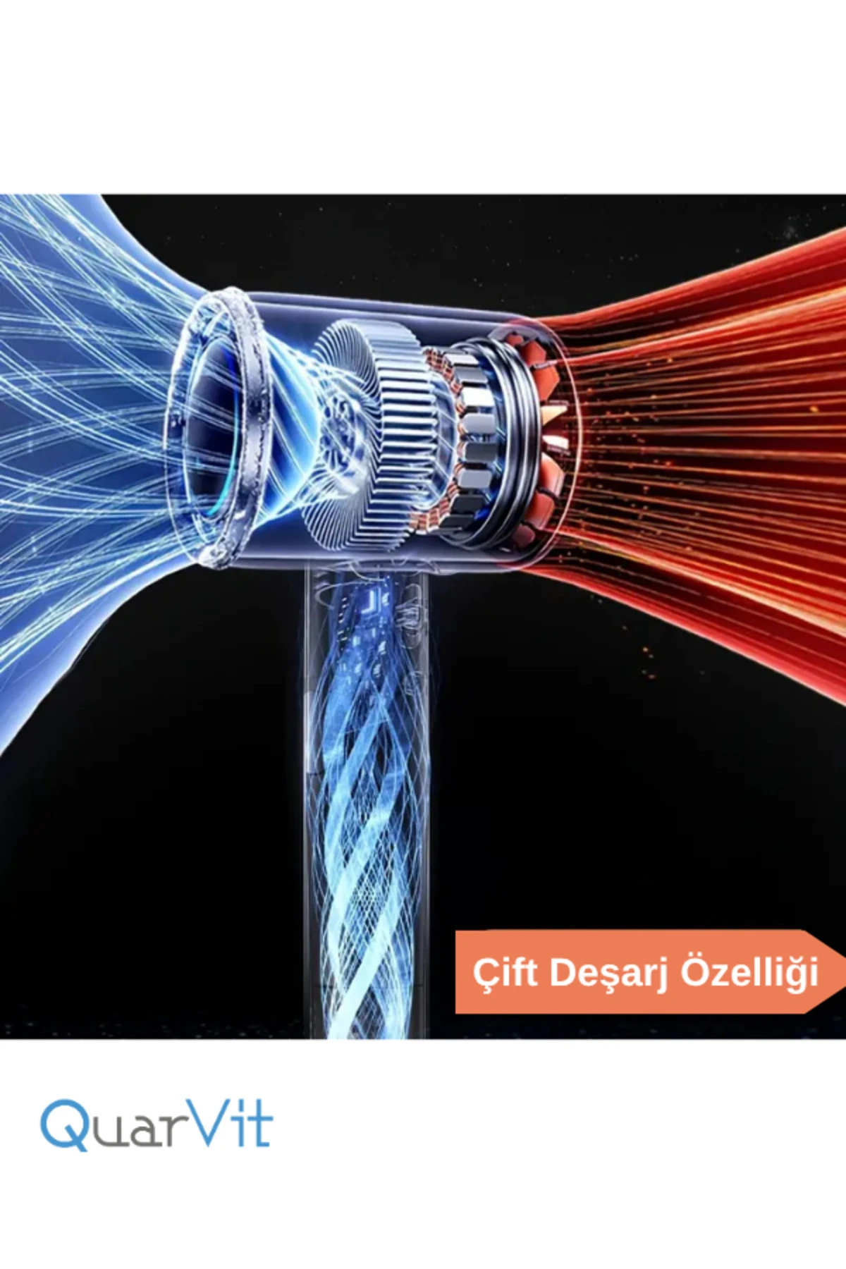 Çelik Örgülü Duş Seti, Kireç Önleyici ve Filtreli Başlık Takımı, Gri