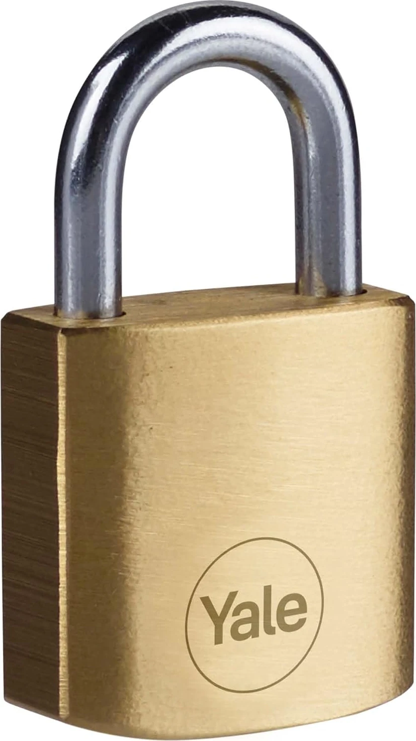 Y110B/25/113/1 - Pirinç Asma Kilit 25MM - Koruma - Çelik Halka - 3 Anahtar