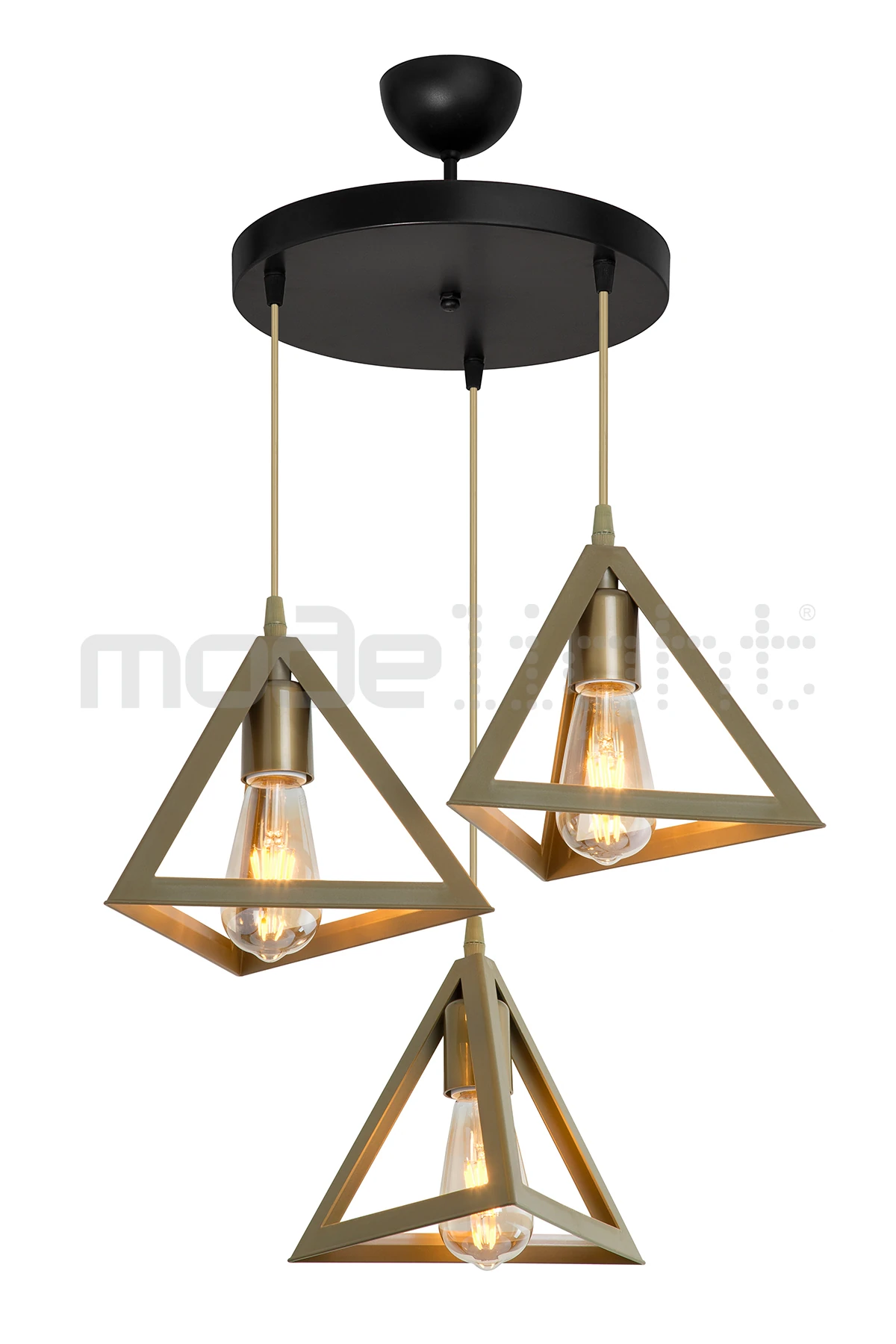 PRİZMA 3LÜ ÇEMBER AVİZE SİYAH / ESKİTME SALON-OTURMA-ÇOCUK-YEMEK-YATAK ODASI-ANTRE-MUTFAK