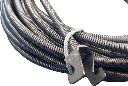 Premium 10 Metre Tıkanıklık Açma Klozet Gider Açıcı Boru Temizleme Özel Uçlu Spiral Kanal Susta