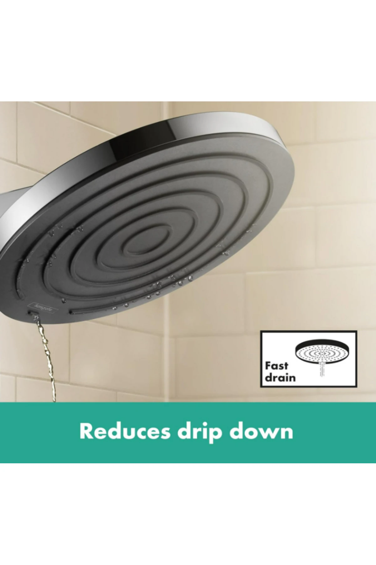 Pulsify S Tepe Duşu 260 2jet Duvar Bağlantısı İle Satin Beyaz 24150700 Beyaz