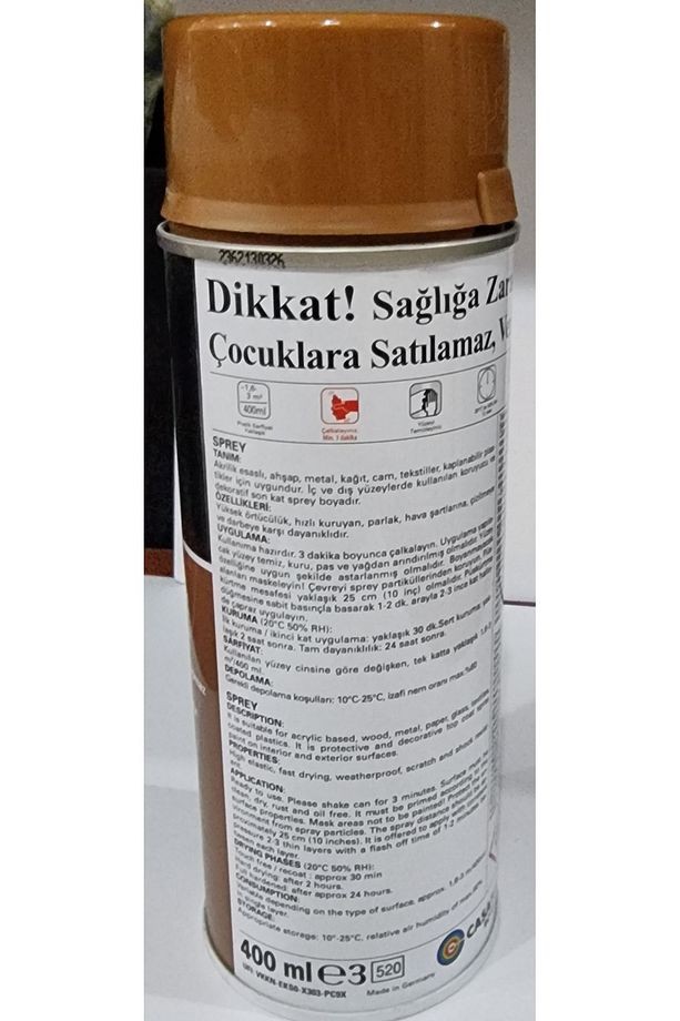 SPREY BOYA AÇIK KAHVE 400 ML