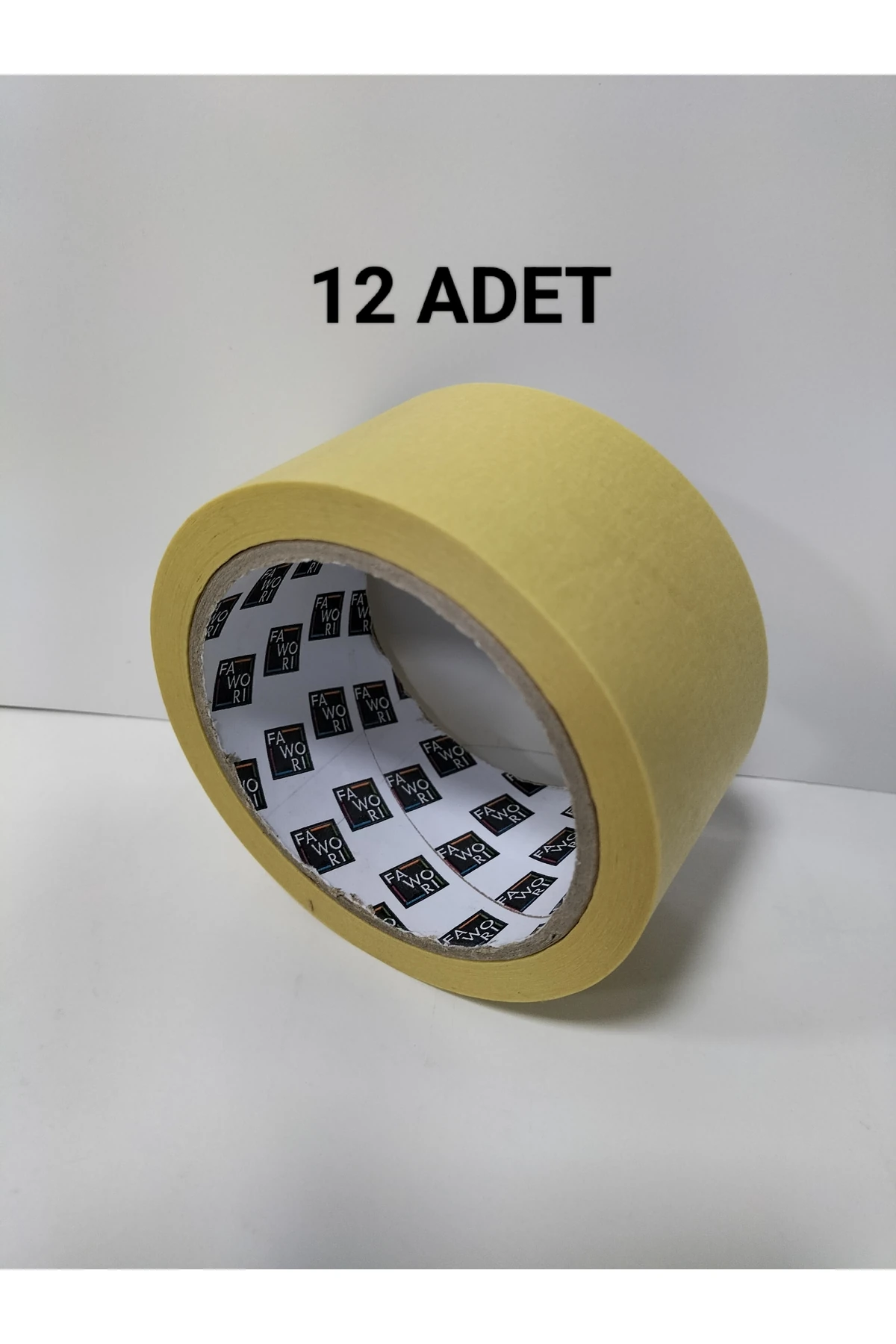 Kağıt Bant Boya Maskeleme Bandı 50 mm x 30 Metre - 12 ADET