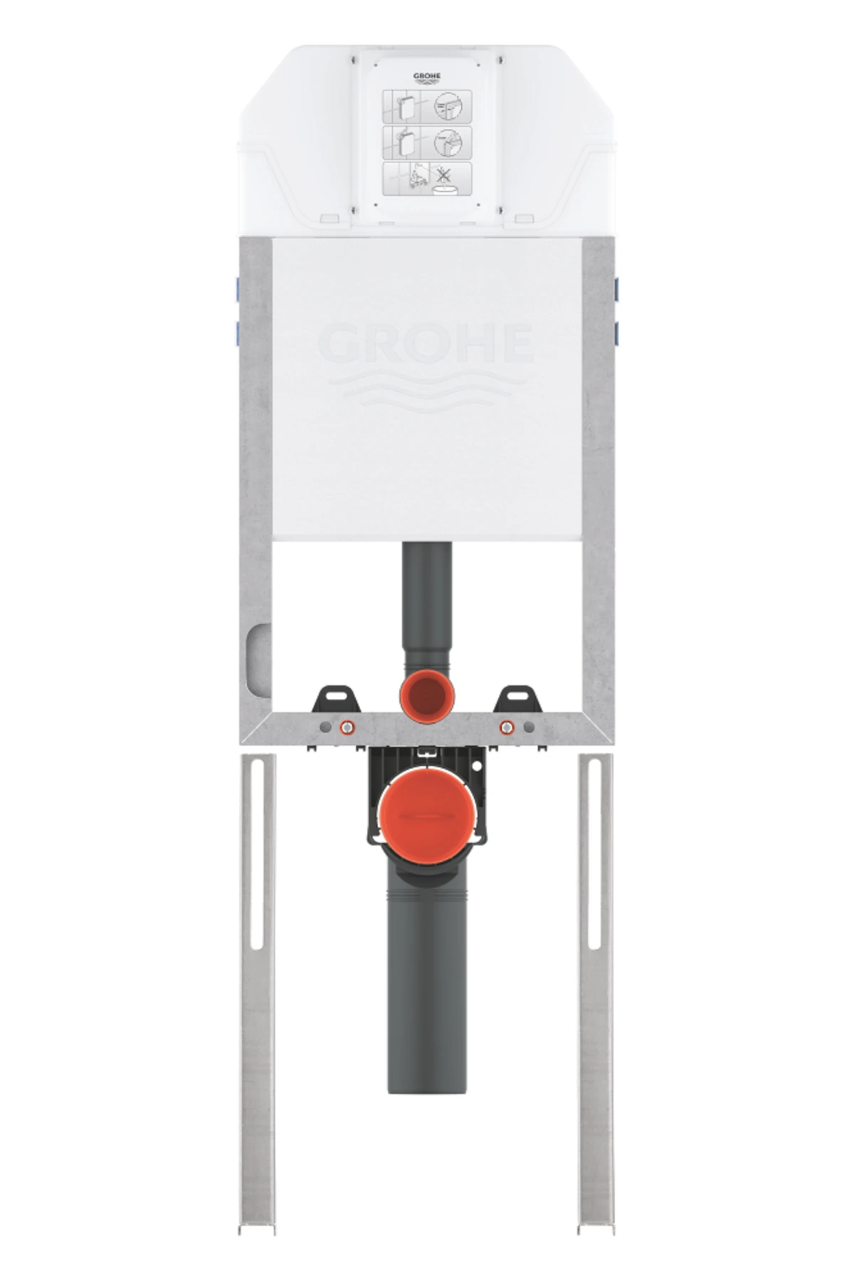 Gömme Rezervuar Uniset Pnömatik 89 mm Ayak Dahil - 39840000