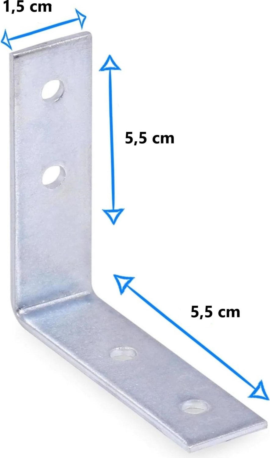 L Masa Gönye 1,5cm x 5,5 cm x 5,5cm 4 Adet