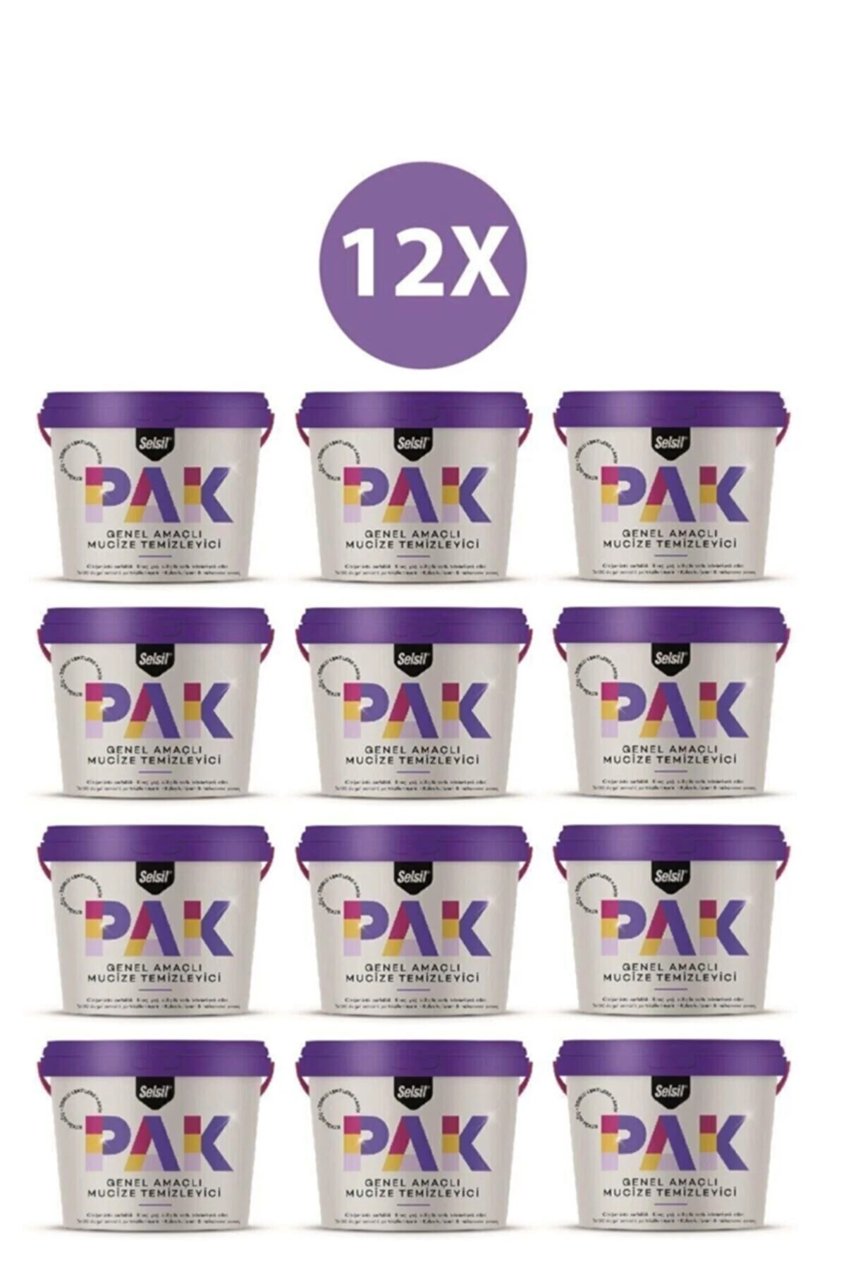 Pak Genel Amaçlı Mucize Temizleyici 500 Gr-- 12 Li Paket