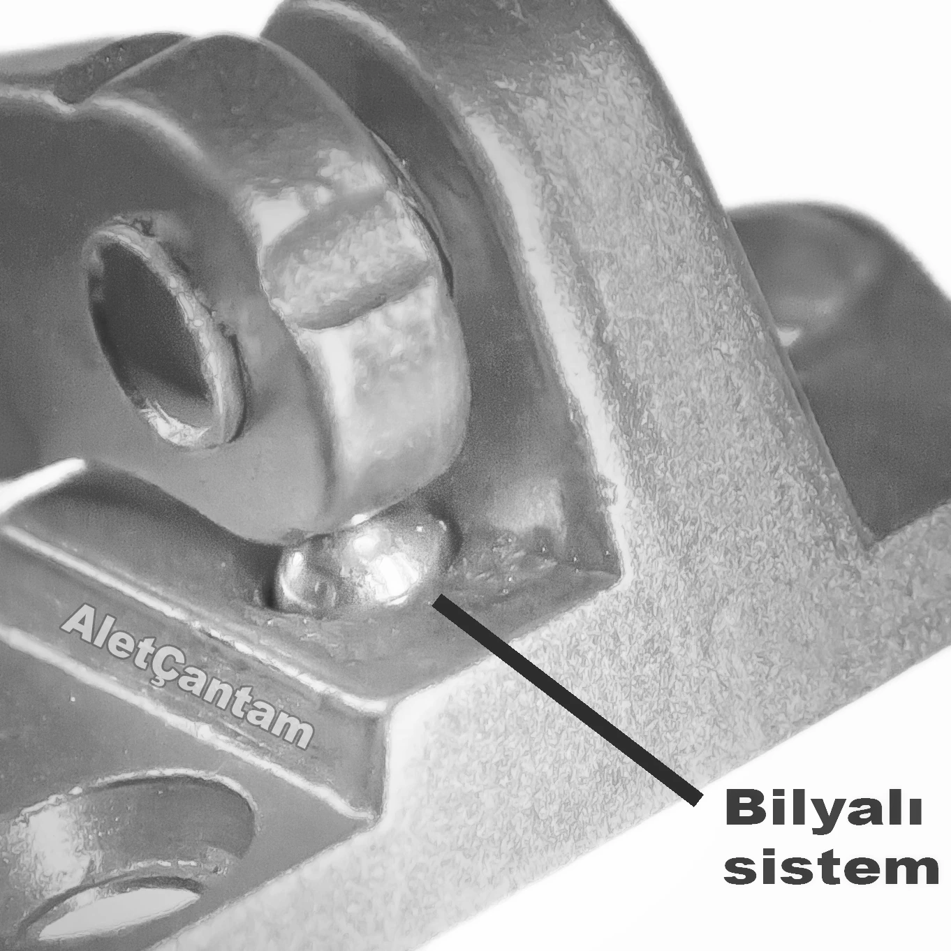 Kapı Emniyet Mandalı Ahşap - Çelik Kapı Emniyet Kelepçesi