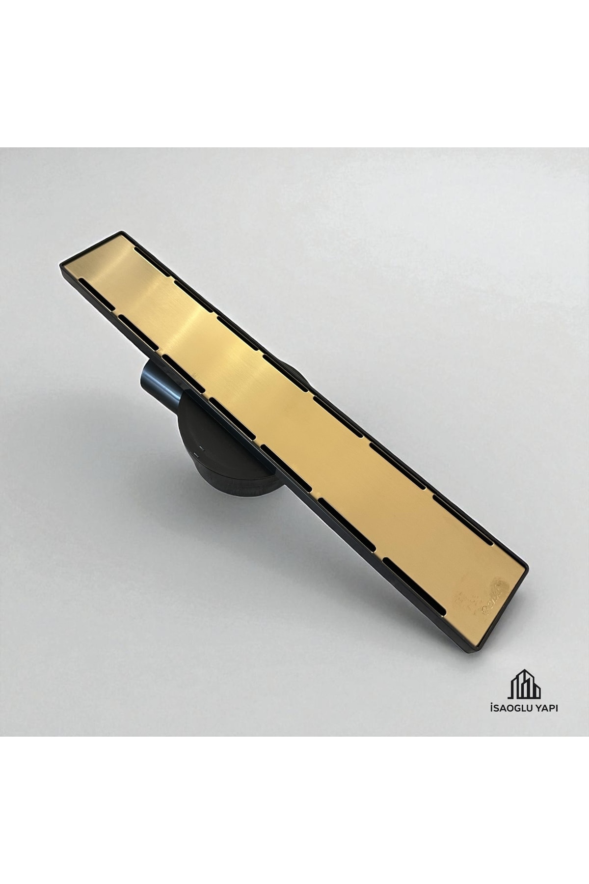 Mat Gold Duş Kanalı Duş Süzgeci Gold 40 Cm Paslanmaz Çelik Duş Gideri