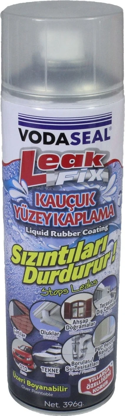 3 Adet Leak Fix Su Geçirmez Sızdırmaz Sprey 396 gr Beyaz