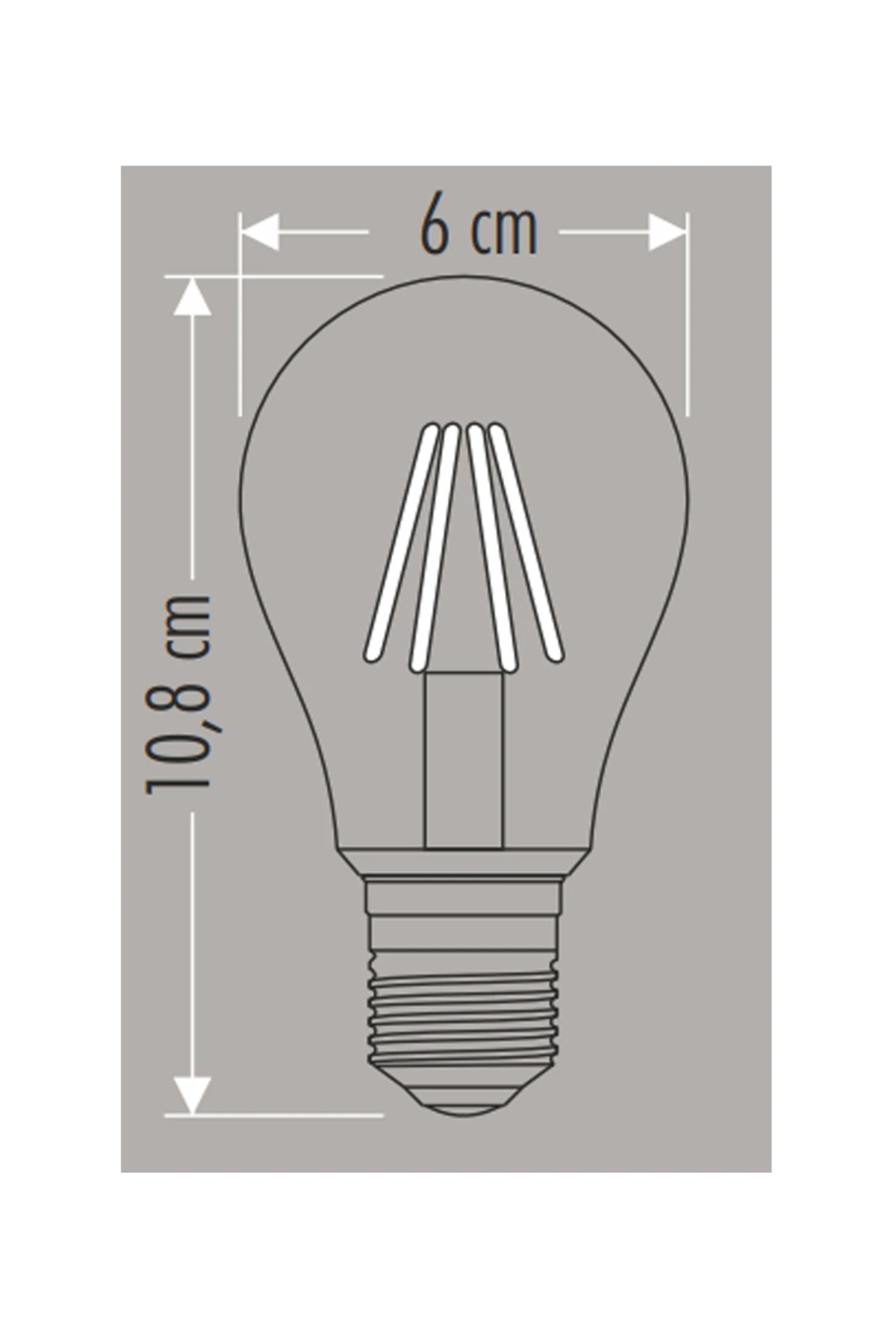 8 Watt Led Ampul Ct-4217 Günışığı Renk