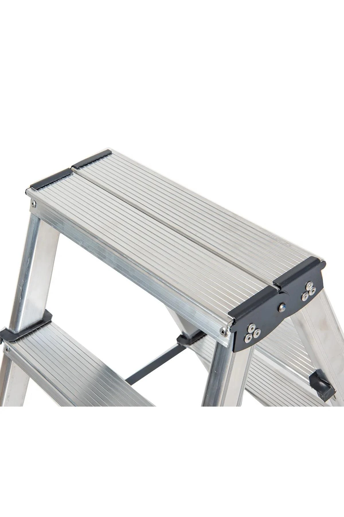 6+6 Alüminyum Çift Çıkışlı Merdiven Paslanmaz Alüminyum Merdiven