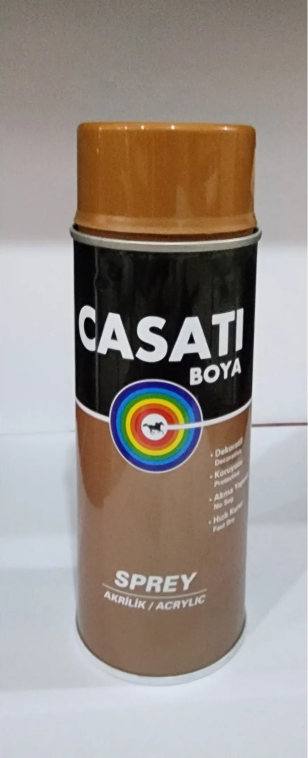 Sprey Boya 400MLAÇIK Kahve Ral 8003