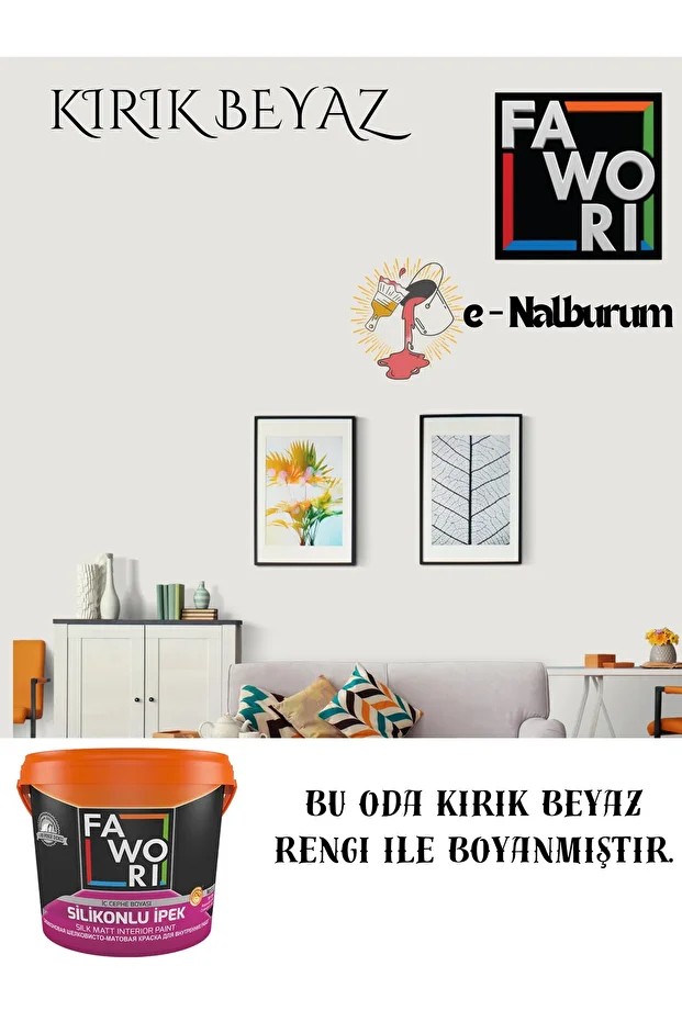 Silikonlu İpek Yüksek Örtücü Silinebilir İpeksi Mat Silikonlu İç Cephe Boyası 7.5lt