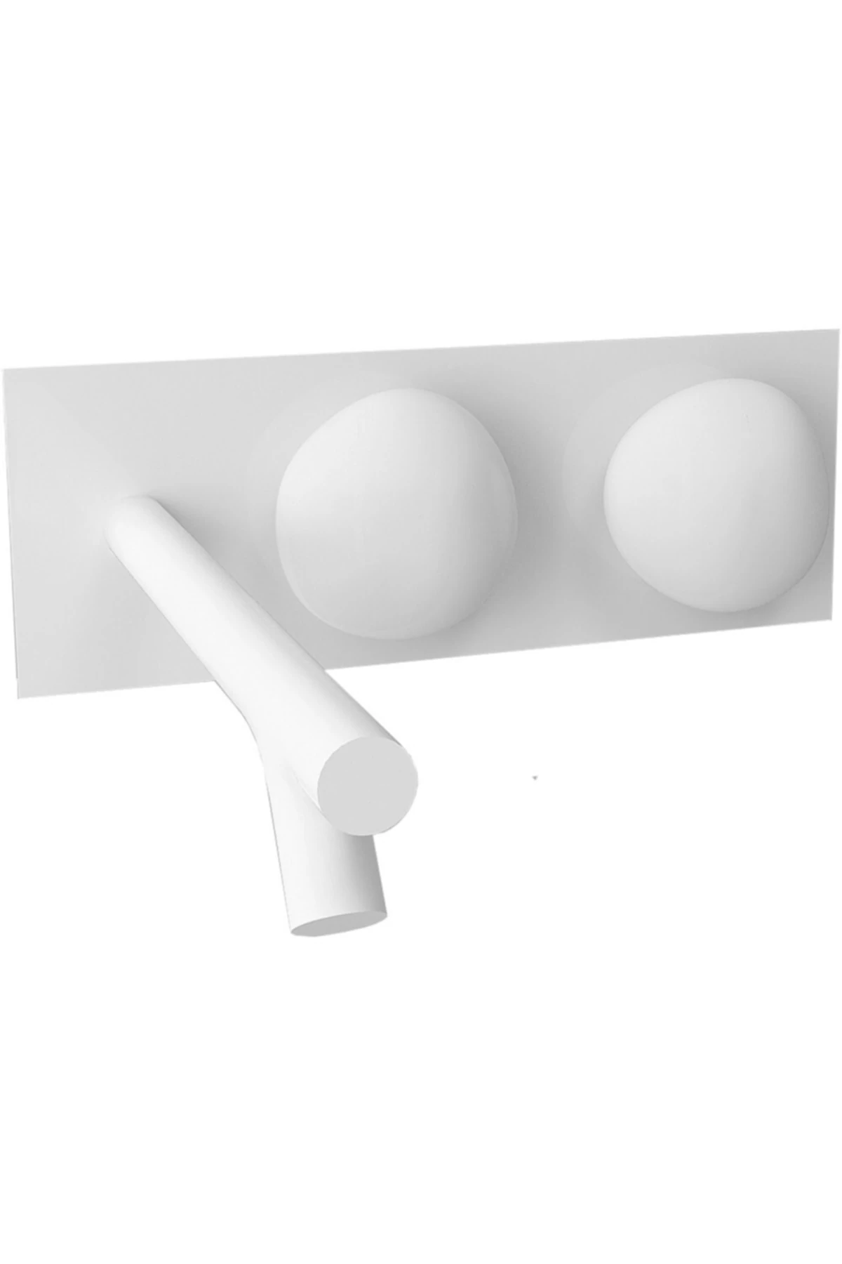 Istanbul A4188299 Ankastre Lavabo Bataryası Beyaz