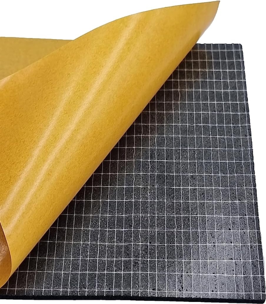 Metcompany 9mm 60X100CM Yapışkanlı Oto Karavan Ev Ses Akustik Kauçuk Yalıtım