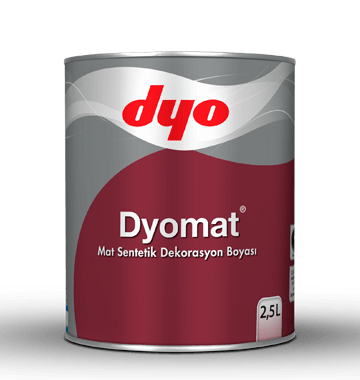 DYOMAT Mat Sentetik Boya (2.Grup)  0,75 lt