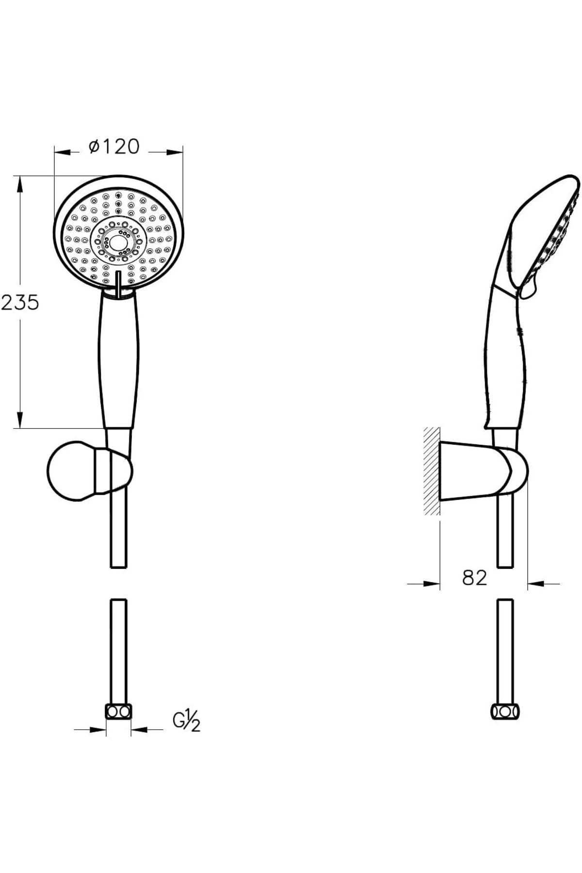 Cozy 5f El Duşu Takımı 5 Fonksiyonlu A45681
