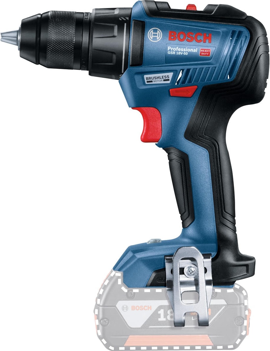 BOSCH Gsr 18V-50 Professional Akülü Delme/vidalama (Akü ve Şarj Cihazı Dahil Değil) - 06019H5006