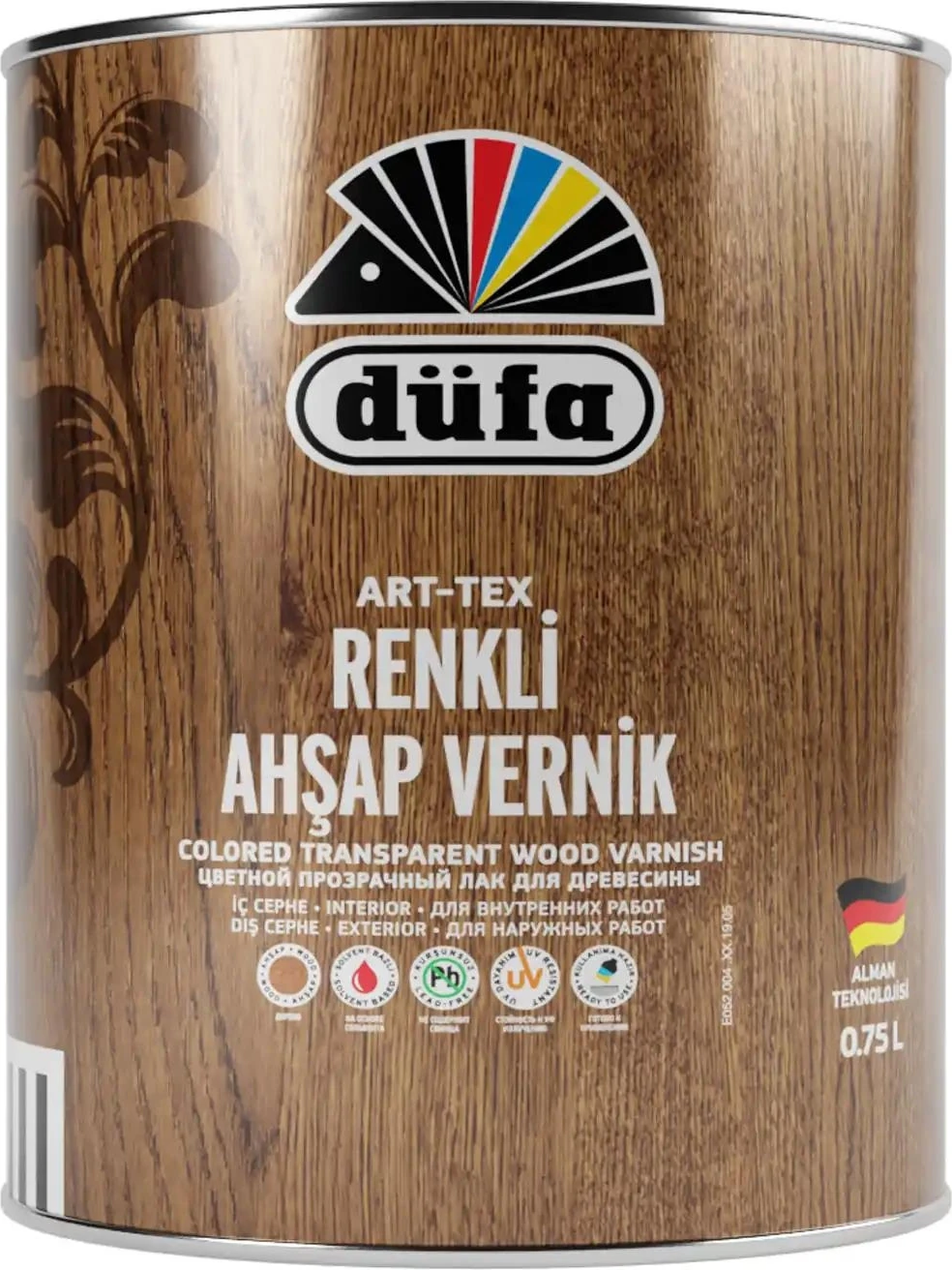 ART-TEX Renkli Ahşap Verniği 2975 Tarçın 0.75 l