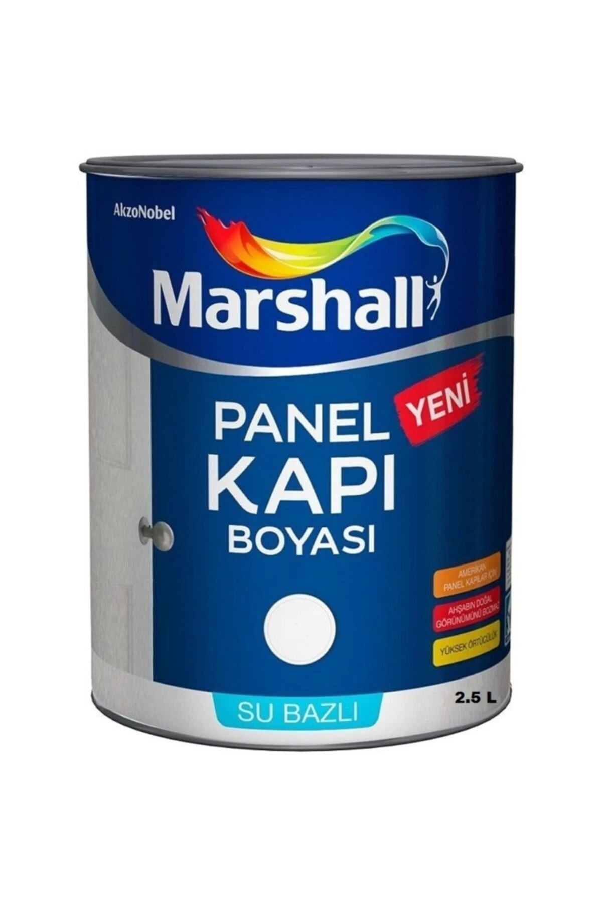 Su Bazlı Panel Kapı Boyası 2.5 Lt Zeytin Dalı