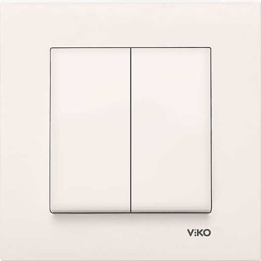 Karre Krem İkili Anahtar Komütatör Çerçeveli