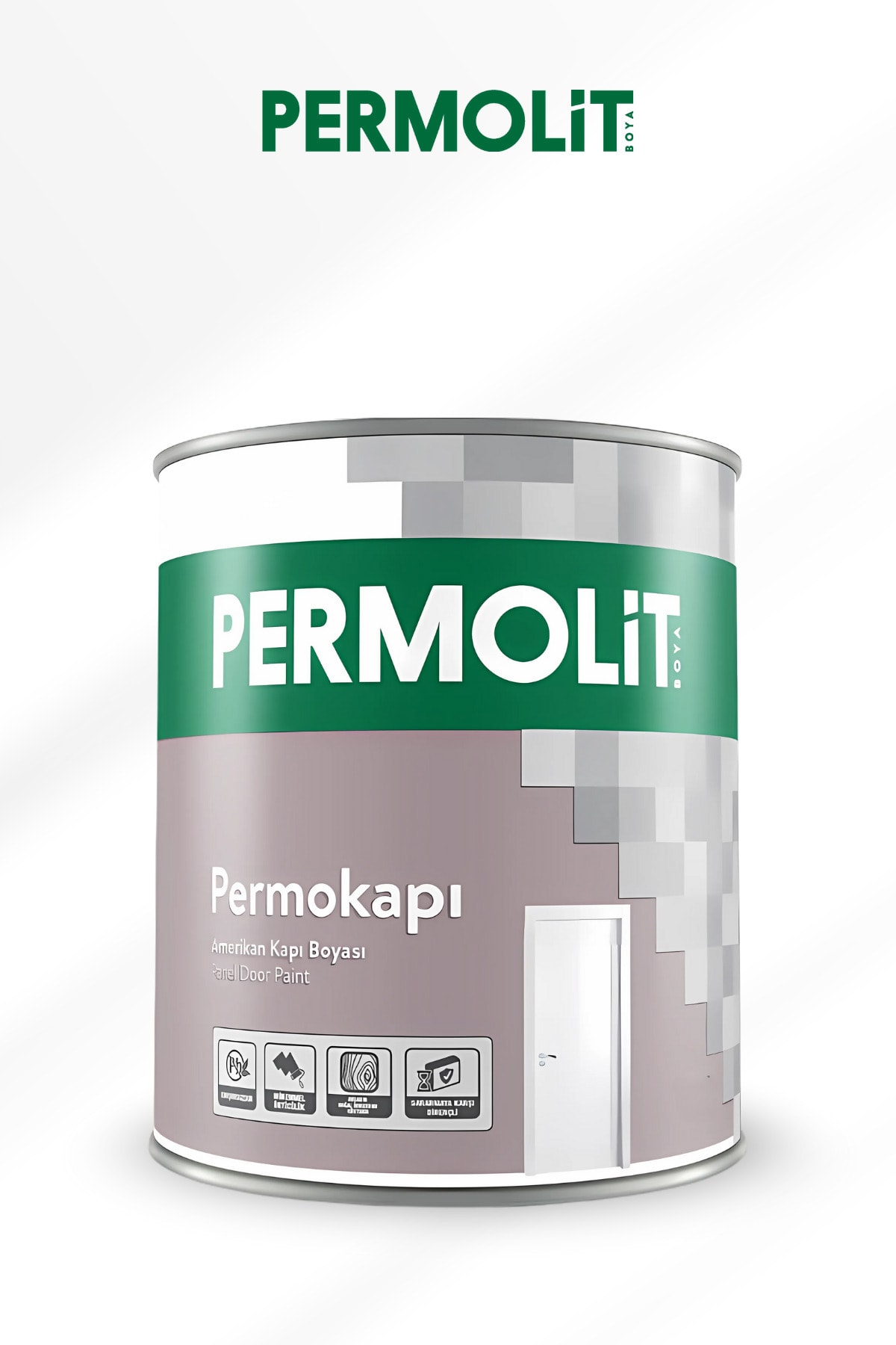 Permokapı Amerikan Panel Kapı Boyası Beyaz | 0,75L - 2,5L