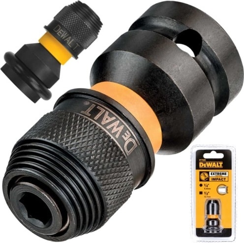 DEWALT Bits Uç Adaptörü 1/4'' Den 1/2'' Ye Geçiş