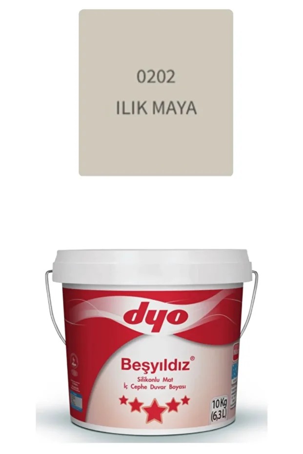 Beşyıldız Silikonlu Mat Iç Cephe Duvar Boyası 10 Kg